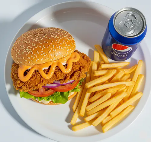 Hot & Spicy Chicken Fillet Burger 