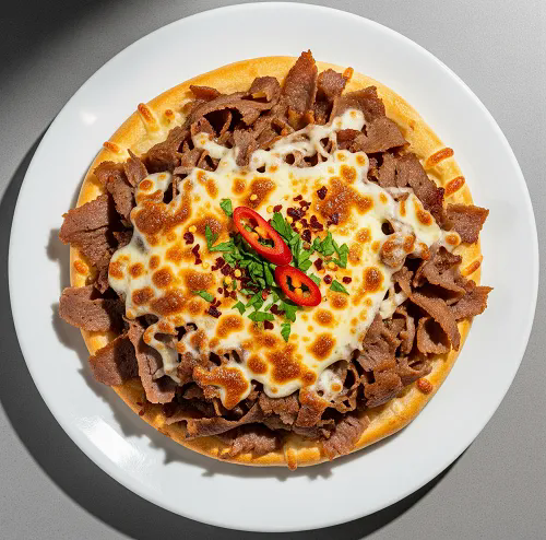 Cheesy Donner Kebab 