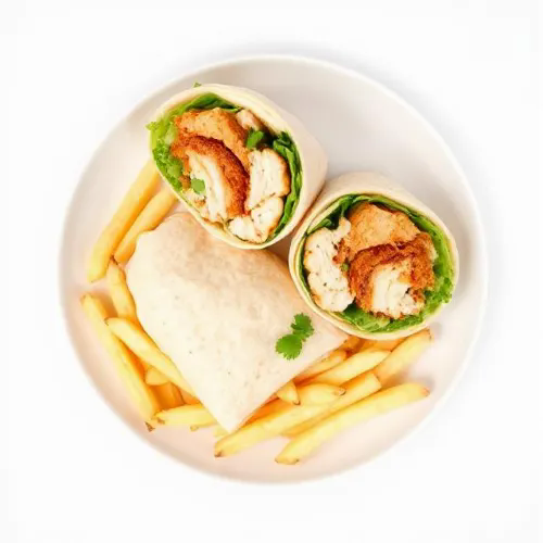 Chicken Pakora Wrap 