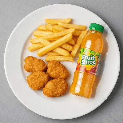 Kids 4 Chicken Nuggets & Chips 