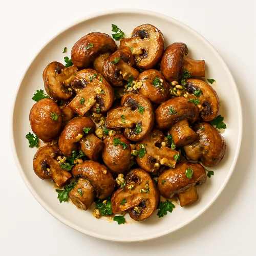 Garlic Mushrooms In Cream 