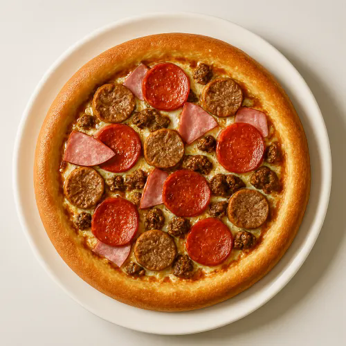 Triple Meat Feast Pizza 